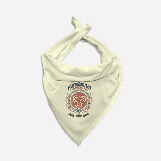 Airbending University-dog bandana pet collar-Typhoonic
