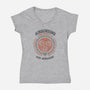 Airbending University-womens v-neck tee-Typhoonic
