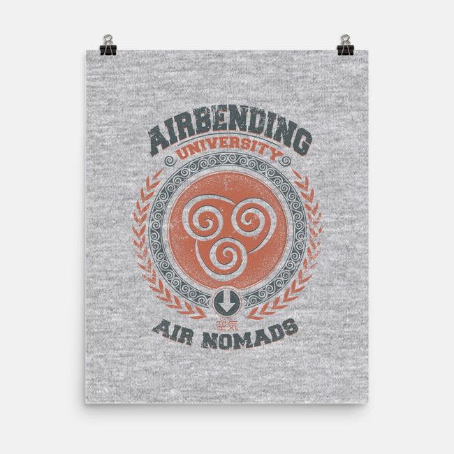 Airbending University-none matte poster-Typhoonic