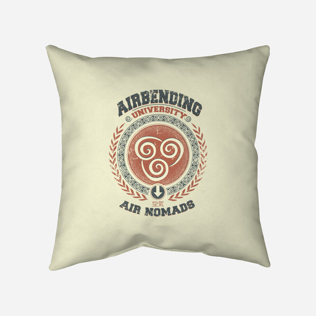 Airbending University-none removable cover throw pillow-Typhoonic