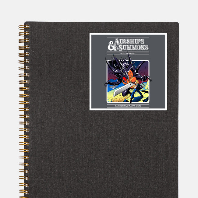 Airships & Summons-none glossy sticker-Coinbox Tees