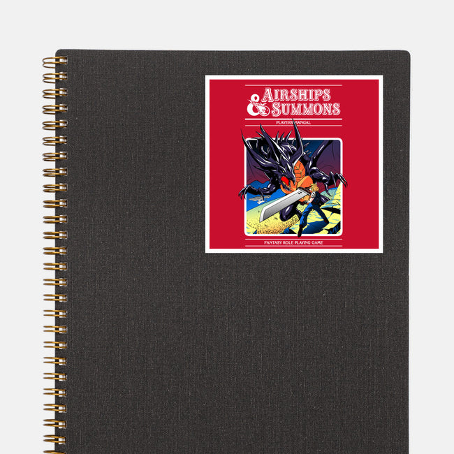 Airships & Summons-none glossy sticker-Coinbox Tees