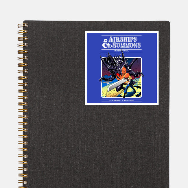 Airships & Summons-none glossy sticker-Coinbox Tees