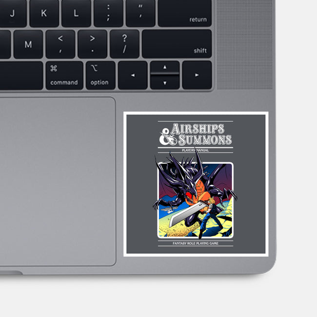 Airships & Summons-none glossy sticker-Coinbox Tees