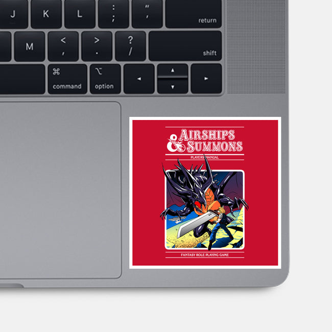 Airships & Summons-none glossy sticker-Coinbox Tees