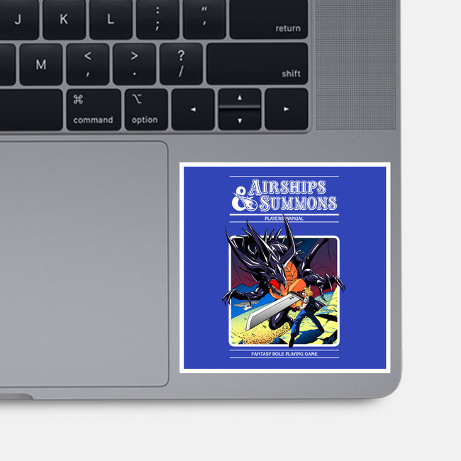 Airships & Summons-none glossy sticker-Coinbox Tees
