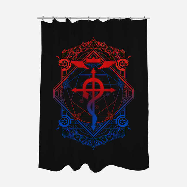 Alchemy Nouveau-none polyester shower curtain-ChocolateRaisinFury