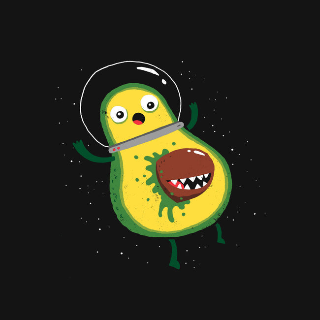 Alien Avocado-womens v-neck tee-DinoMike