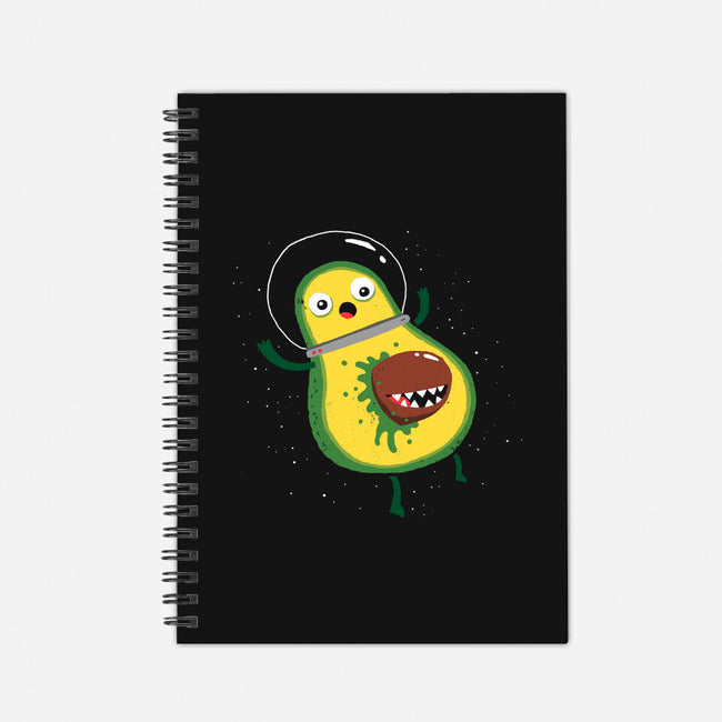 Alien Avocado-none dot grid notebook-DinoMike