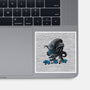 Alien Eats Alien-none glossy sticker-Letter_Q