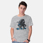 Alien Eats Alien-mens basic tee-Letter_Q