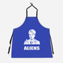 Aliens-unisex kitchen apron-BrushRabbit