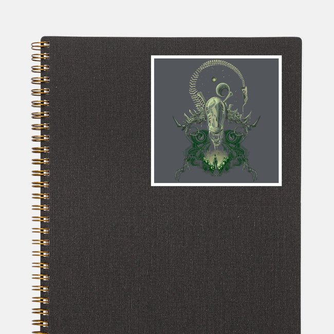 Alien's Nightmare-none glossy sticker-Harantula