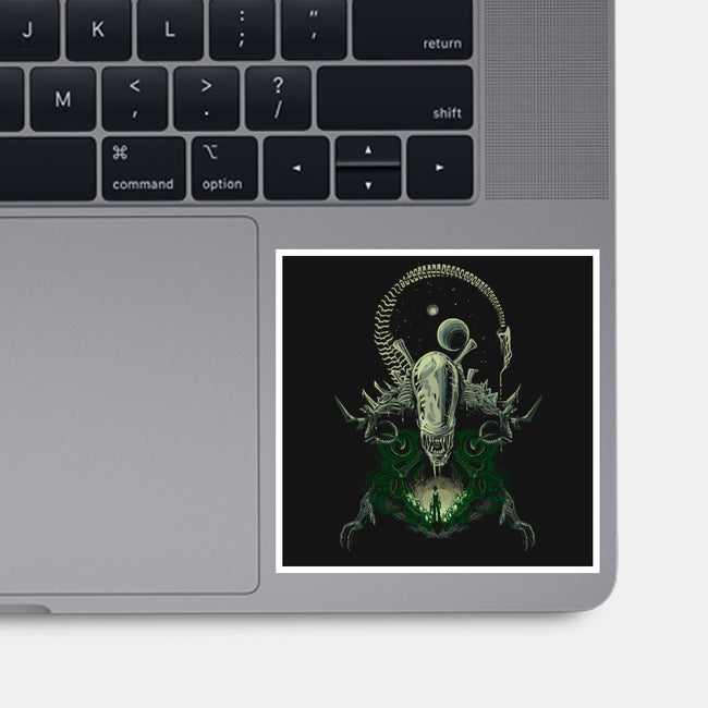 Alien's Nightmare-none glossy sticker-Harantula