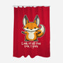 All The Fox-none polyester shower curtain-Licunatt