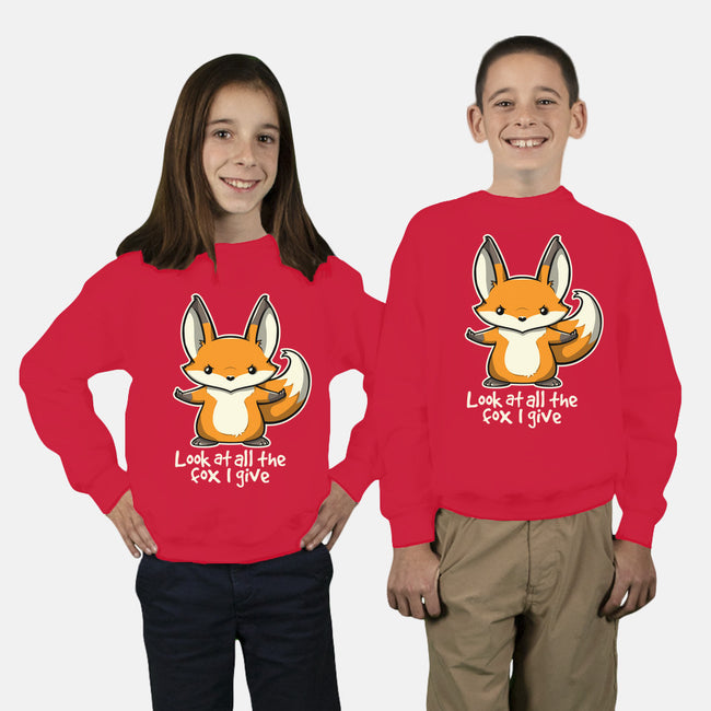 All The Fox-youth crew neck sweatshirt-Licunatt