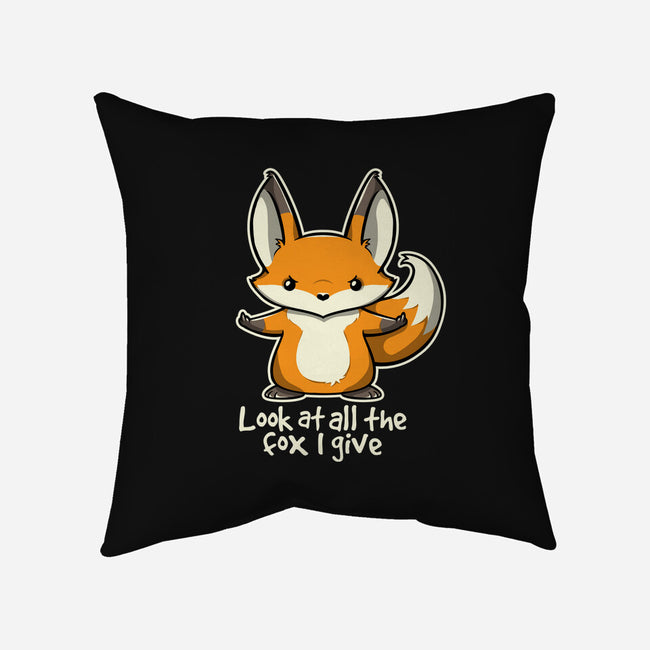 All The Fox-none removable cover throw pillow-Licunatt