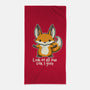 All The Fox-none beach towel-Licunatt