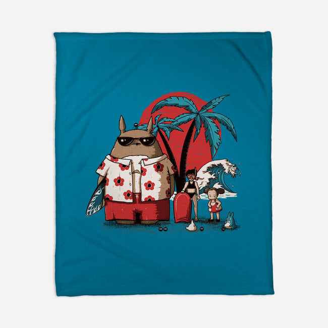 Aloha Neighbor-none fleece blanket-ducfrench