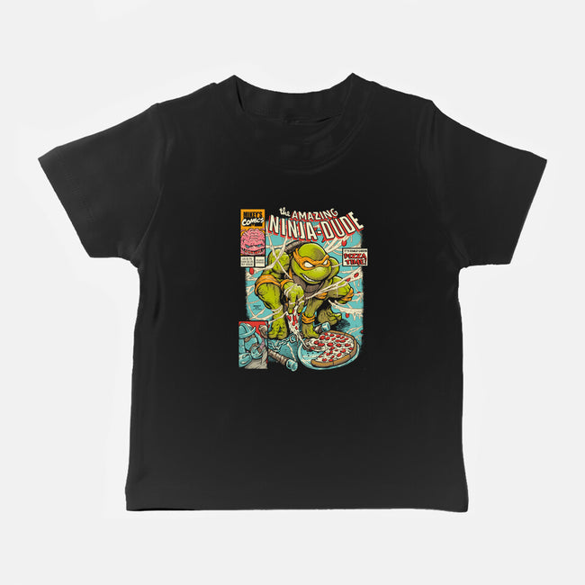 Amazing Ninja Dude-baby basic tee-DonovanAlex