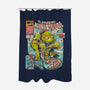 Amazing Ninja Dude-none polyester shower curtain-DonovanAlex