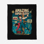 Amazing Super Sloth-none fleece blanket-DonovanAlex