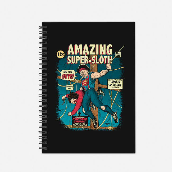 Amazing Super Sloth-none dot grid notebook-DonovanAlex