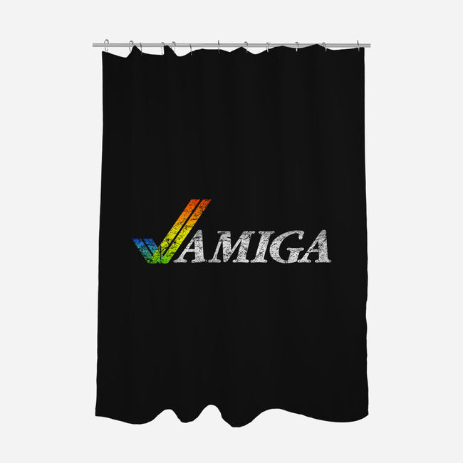 Amiga-none polyester shower curtain-MindsparkCreative