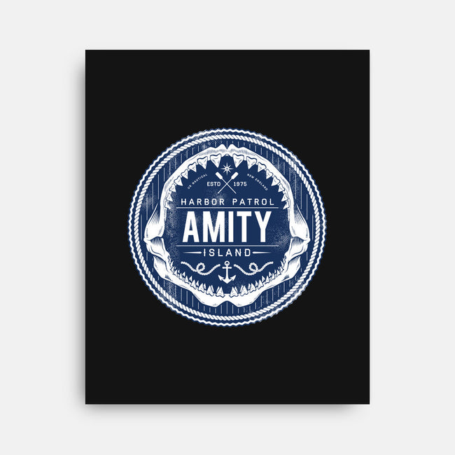 Amity Island Harbor Patrol-none stretched canvas-Nemons