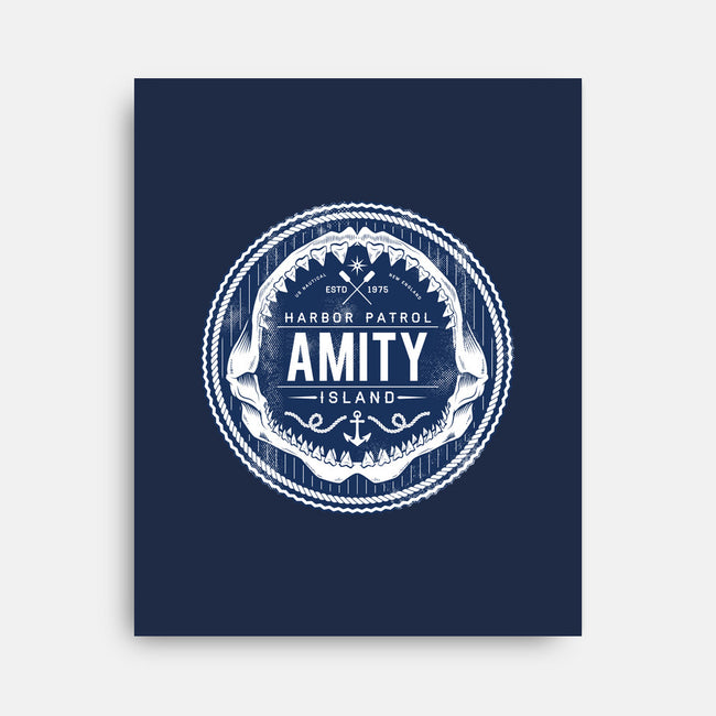 Amity Island Harbor Patrol-none stretched canvas-Nemons