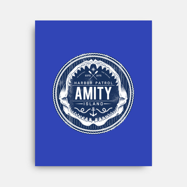 Amity Island Harbor Patrol-none stretched canvas-Nemons