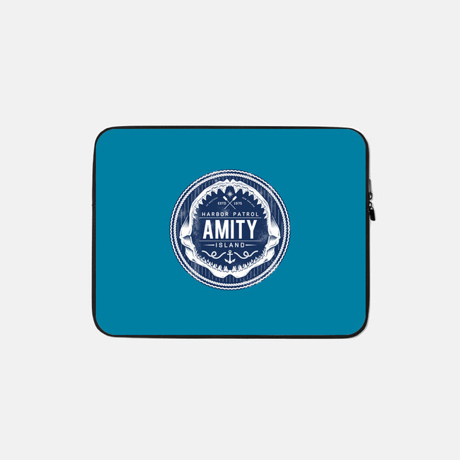 Amity Island Harbor Patrol-none zippered laptop sleeve-Nemons