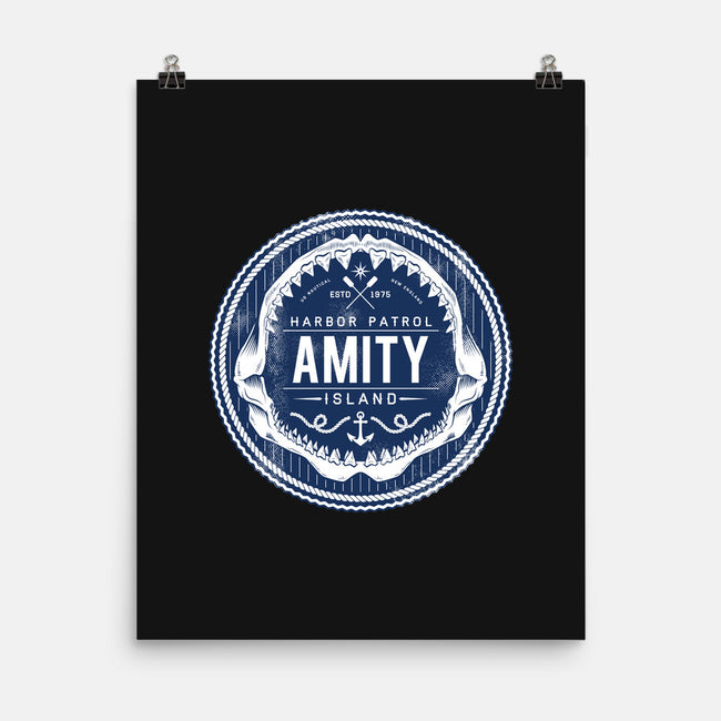 Amity Island Harbor Patrol-none matte poster-Nemons
