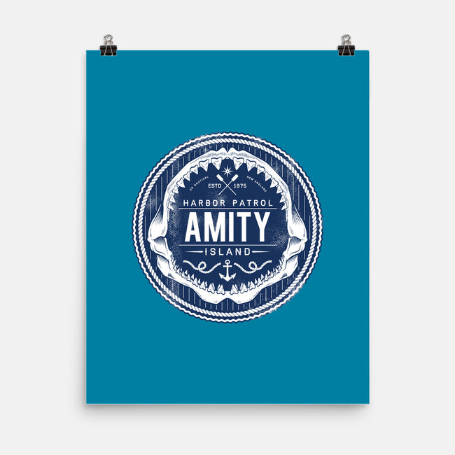 Amity Island Harbor Patrol-none matte poster-Nemons