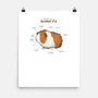 Anatomy of a Guinea Pig-none matte poster-SophieCorrigan