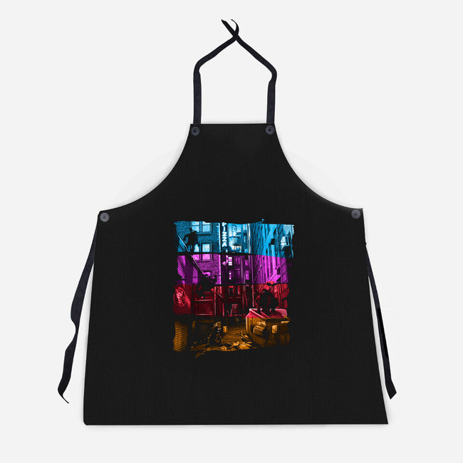 Anchovy Alley-unisex kitchen apron-DJKopet