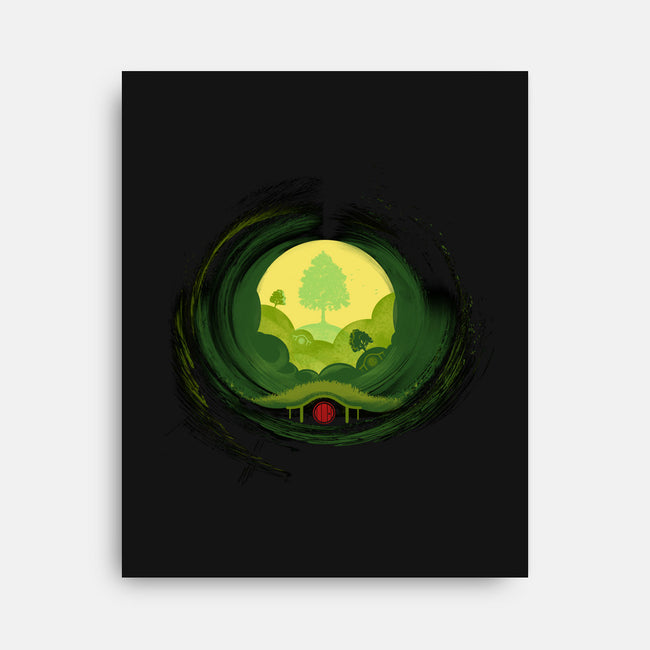 And Back Again-none stretched canvas-AlynSpiller