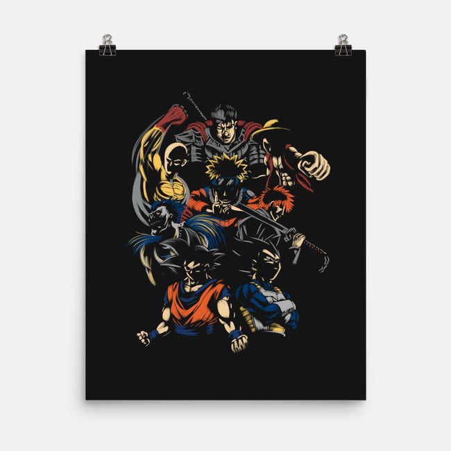 Anime Invincible Team-none matte poster-Legendary Phoenix