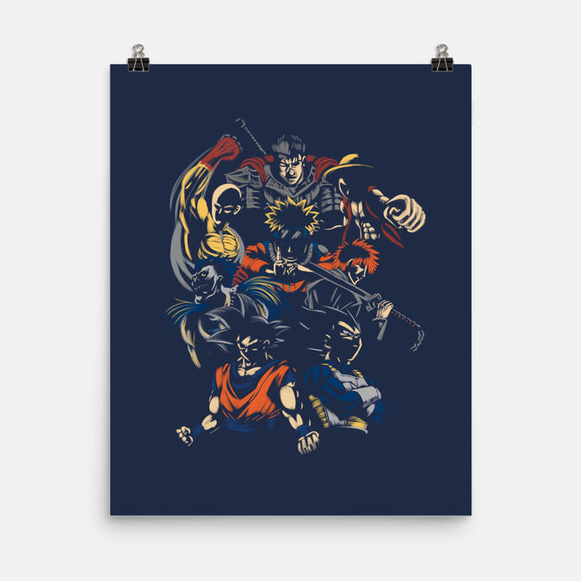 Anime Invincible Team-none matte poster-Legendary Phoenix