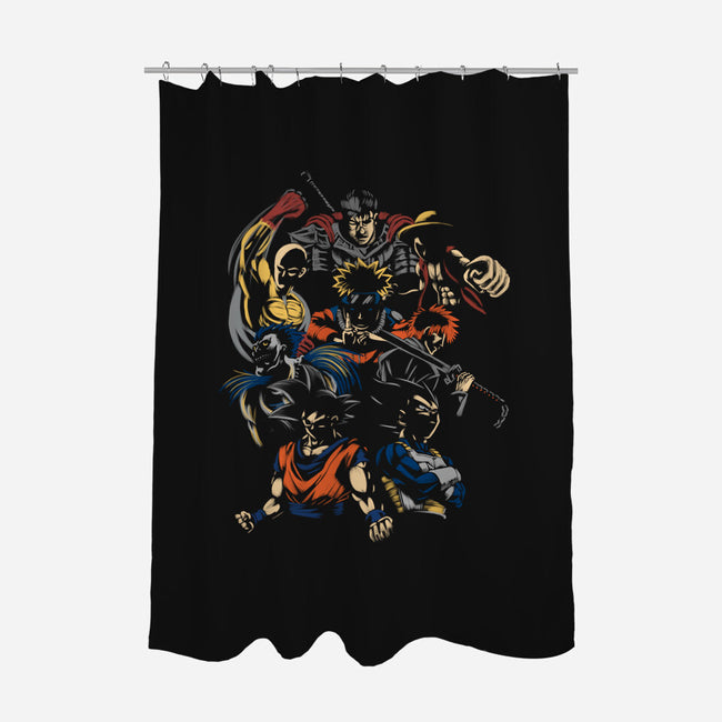 Anime Invincible Team-none polyester shower curtain-Legendary Phoenix