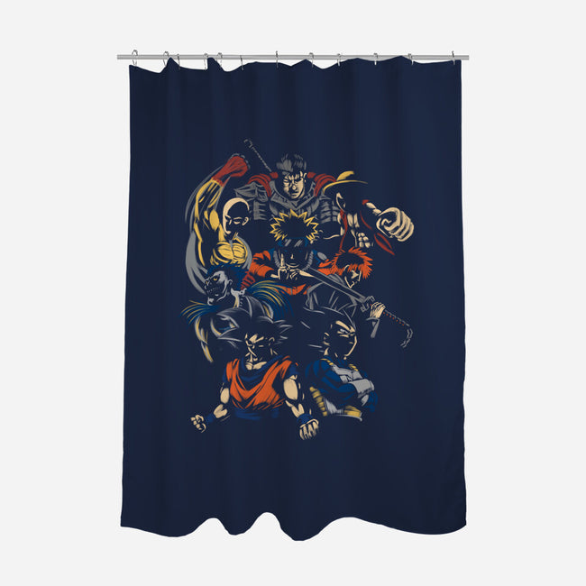 Anime Invincible Team-none polyester shower curtain-Legendary Phoenix