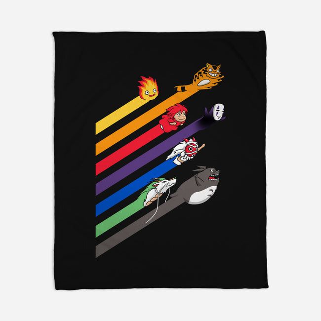 Anime Streak-none fleece blanket-vp021