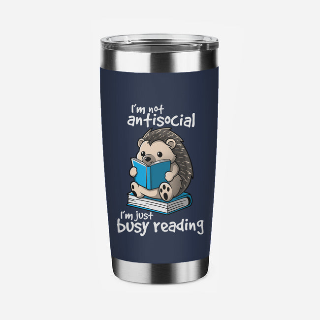 Antisocial Hedgehog-none stainless steel tumbler drinkware-NemiMakeit