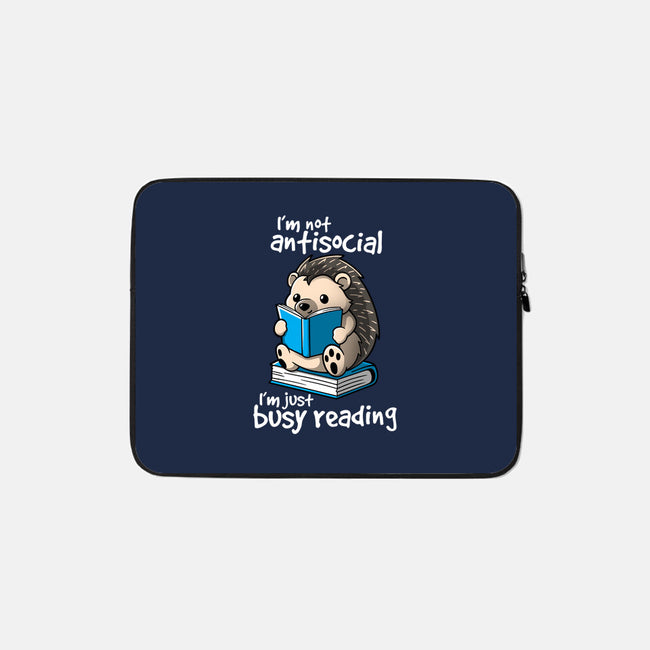 Antisocial Hedgehog-none zippered laptop sleeve-NemiMakeit