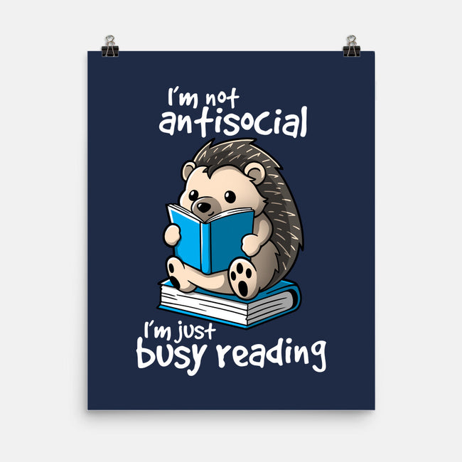 Antisocial Hedgehog-none matte poster-NemiMakeit