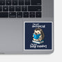 Antisocial Hedgehog-none glossy sticker-NemiMakeit