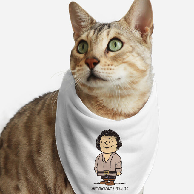 Anybody Want a Peanut?-cat bandana pet collar-nikoby