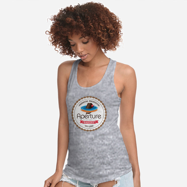 Aperture Bakery-womens racerback tank-Mdk7