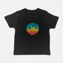 Aquatic Rainbow-baby basic tee-Waynem