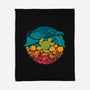 Aquatic Rainbow-none fleece blanket-Waynem